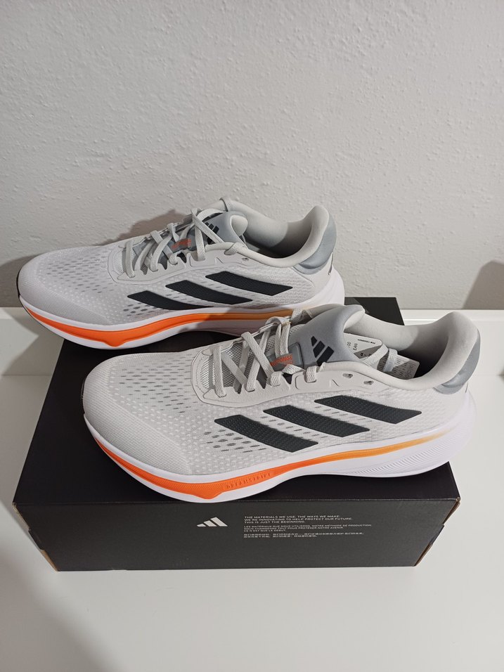 Adidas Erkek Gri Beyaz Koşu Ayakkabısı - Görsel 3