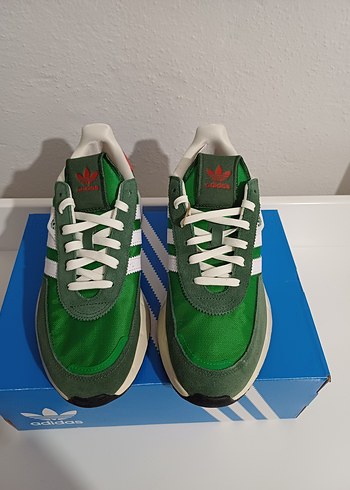 Renkli Adidas Erkek Spor Ayakkabı Velcro - Görsel 2