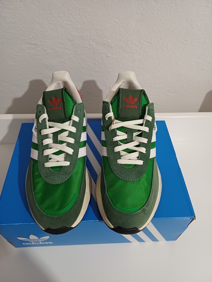 Renkli Adidas Erkek Spor Ayakkabı Velcro - Görsel 2