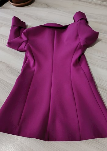 Fuşya Uzun Kollu Kadın Blazer Ceket - Görsel 2