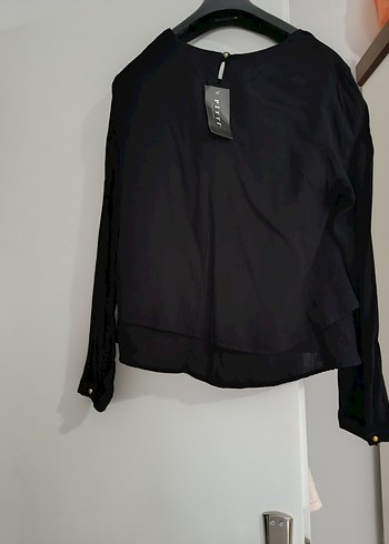 Siyah Uzun Kollu Bluz - Görsel 2