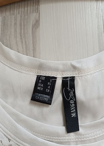 Beyaz Tül Detaylı Düz Elbise - Görsel 4