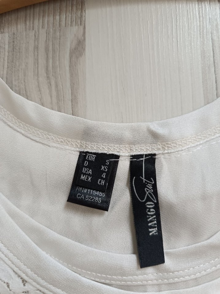 Beyaz Tül Detaylı Düz Elbise - Görsel 4