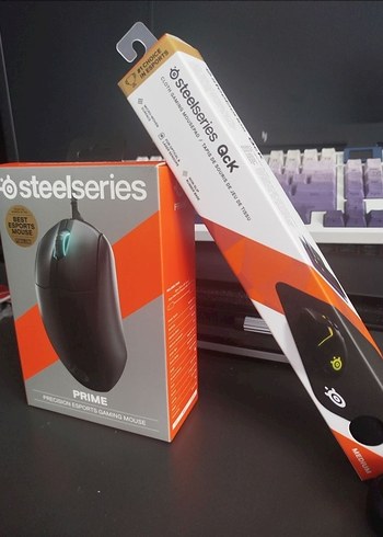 SteelSeries Prime Mouse Ve SteelSeries Qck Mousepad - Görsel 2