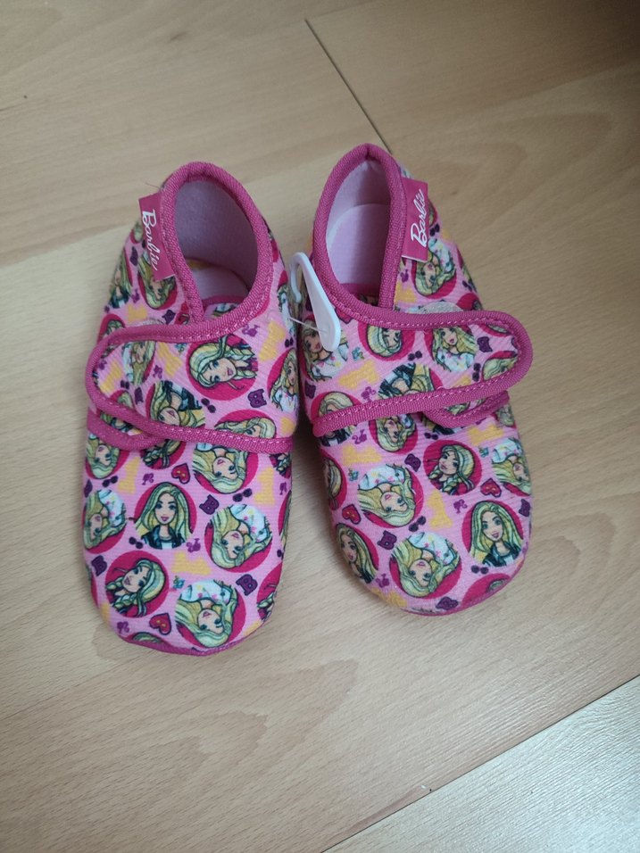 Kız Çocukları için Renkli Bağcıklı Sıcak Terlik - Görsel 2