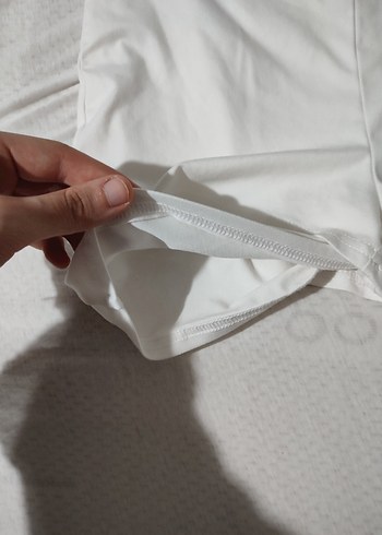 Beyaz Mini Şort içi - Görsel 3