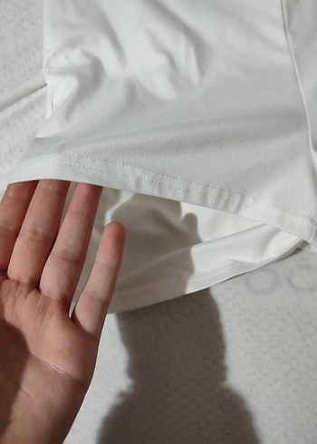 Beyaz Mini Şort içi - Görsel 2
