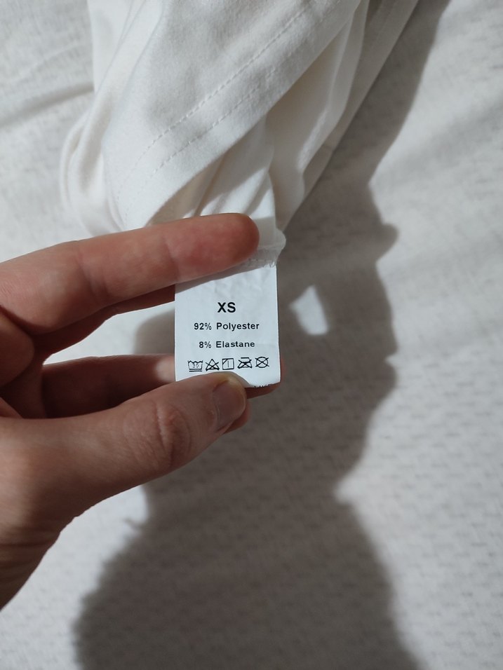 Beyaz Mini Şort içi - Görsel 5