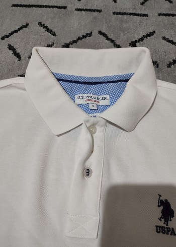 Erkek Beyaz Kısa Kollu Polo Yaka Tişört - Görsel 2