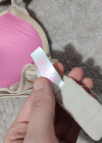 Bej Düz Minimalist Sütyen - Görsel 3