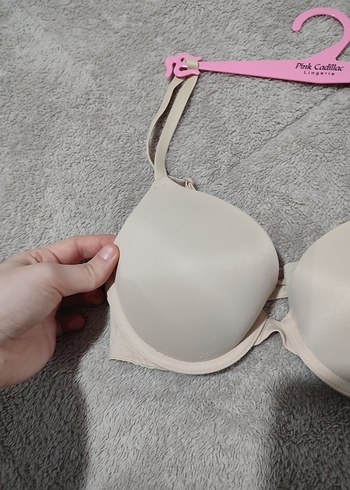 Bej Düz Minimalist Sütyen - Görsel 2