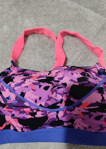 Renkli Tie-Dye Spor Sütyeni - Görsel 2