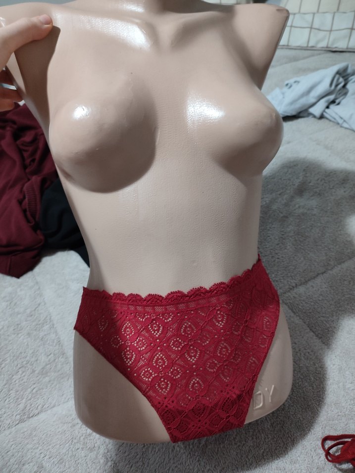 Kırmızı Mini Bohem Dantelli Sütyen - Görsel 5