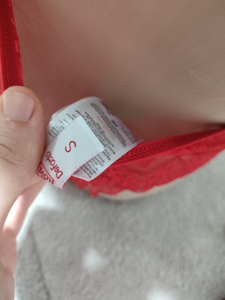 Kırmızı Mini Bohem Dantelli Sütyen - Görsel 4