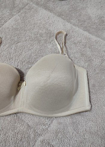 Beyaz Modern Klasik Midi Sütyen - Görsel 2