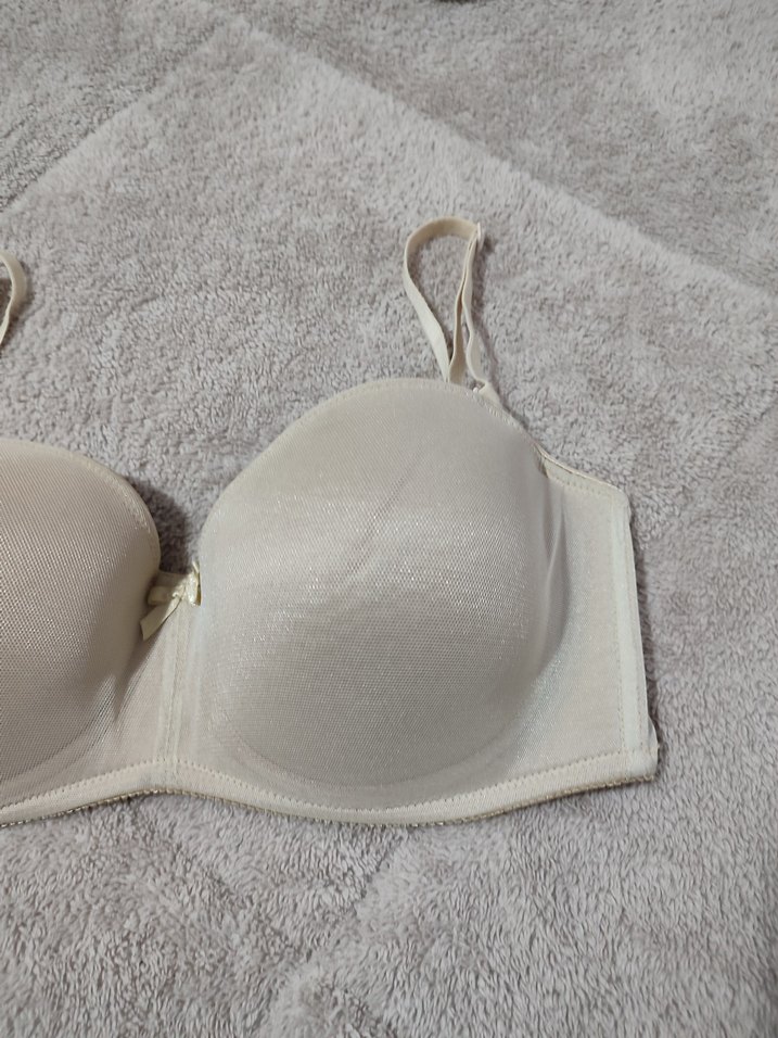 Beyaz Modern Klasik Midi Sütyen - Görsel 2