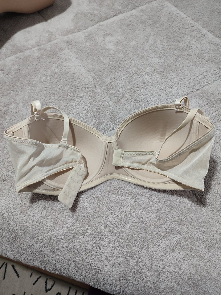 Beyaz Modern Klasik Midi Sütyen - Görsel 3