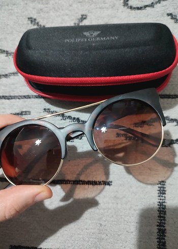 Kadın Kahverengi Retro Güneş Gözlüğü ve Fermuarlı Kılıf - Görsel 2