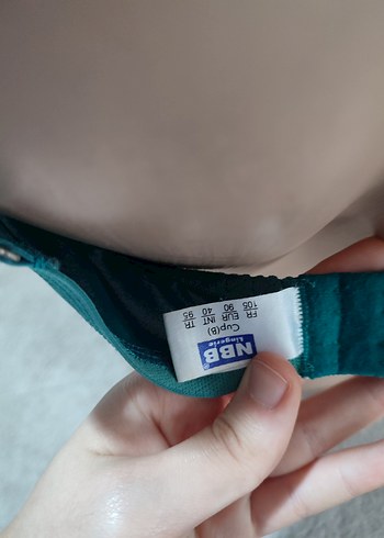 Turkuaz İşlemeli Parlak Bohem Sütyen - Görsel 4