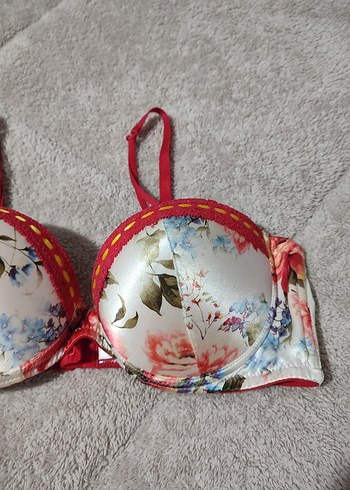 Çiçek Desenli Bohem Vintage Sütyen - Görsel 2