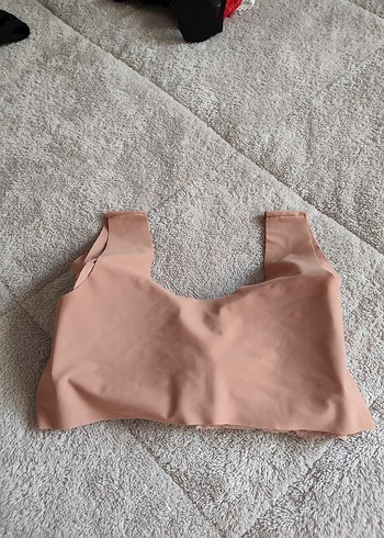 Bej Dantel Detaylı Rahat Sütyen - Görsel 3