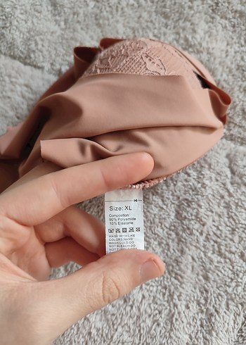 Bej Dantel Detaylı Rahat Sütyen - Görsel 4