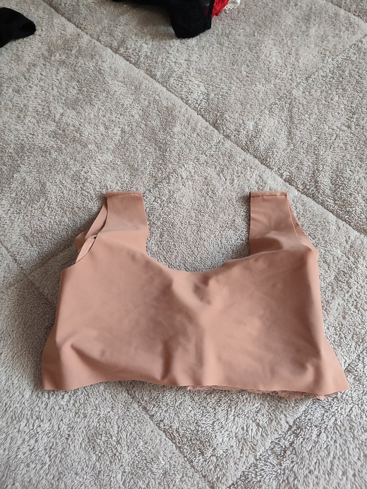 Bej Dantel Detaylı Rahat Sütyen - Görsel 3