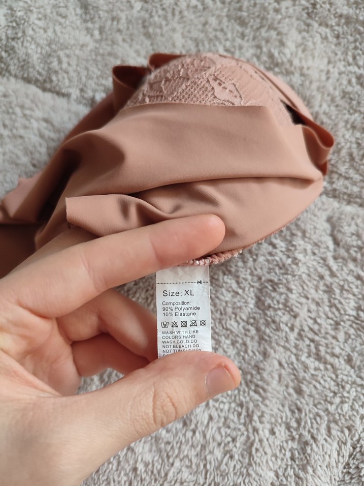 Bej Dantel Detaylı Rahat Sütyen - Görsel 4