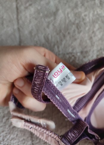 Mor Nakışlı Bohem Midi Sütyen - Görsel 4