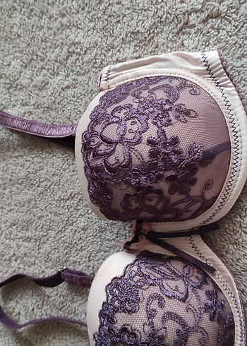 Mor Nakışlı Bohem Midi Sütyen - Görsel 2