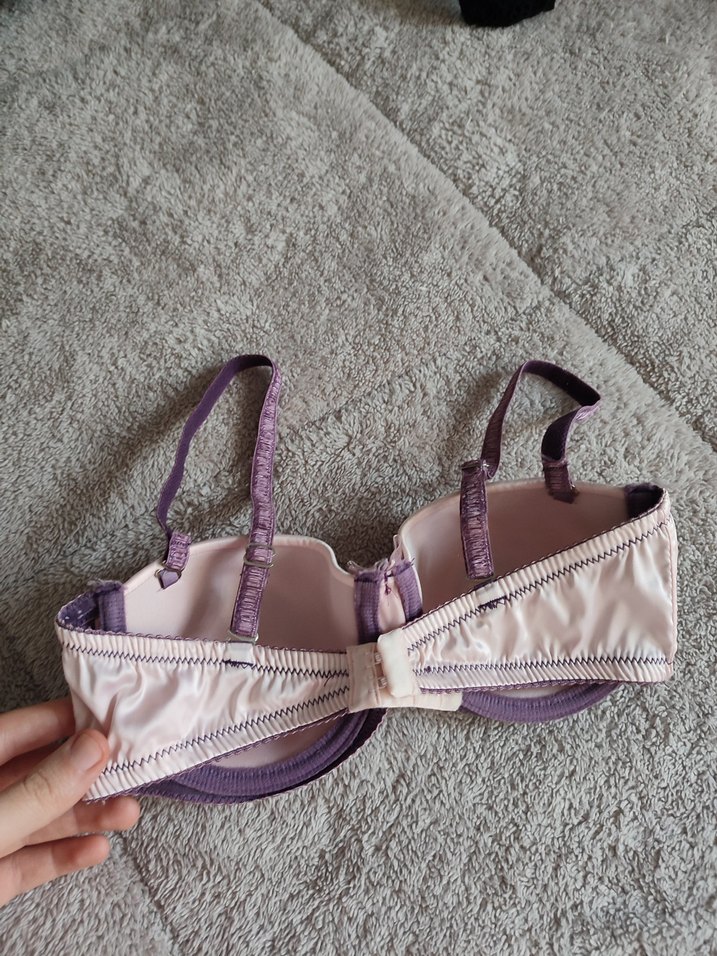 Mor Nakışlı Bohem Midi Sütyen - Görsel 3