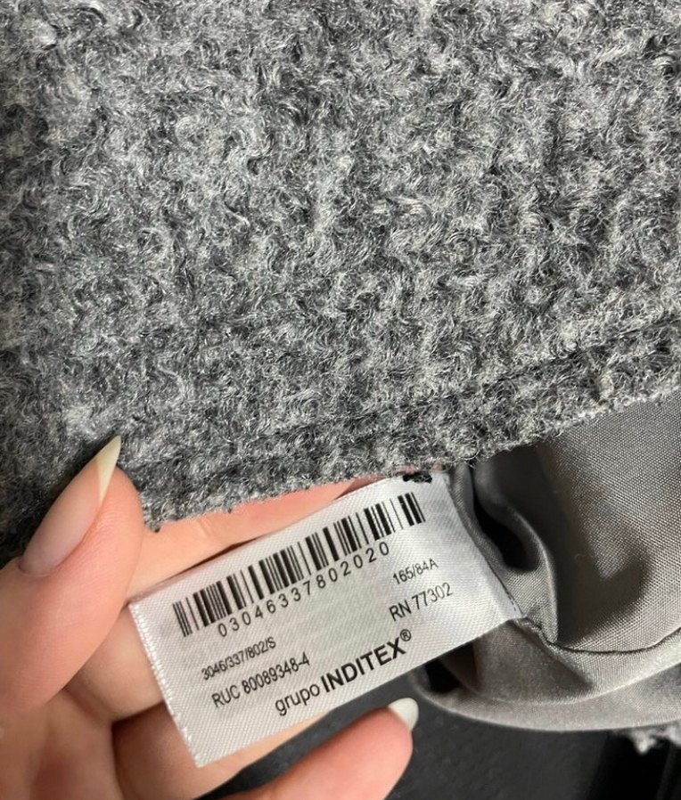 Gri Fermuarlı Midi Kadın Kaban - Görsel 4