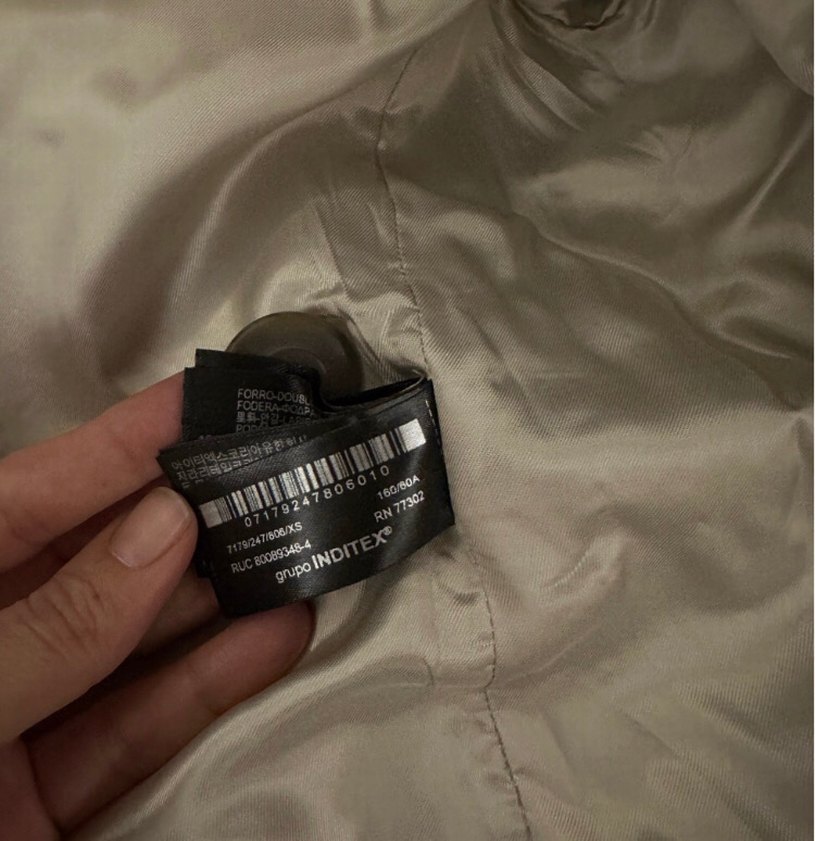 Düğmeli ve Kemerli Bej Kaban - Görsel 5