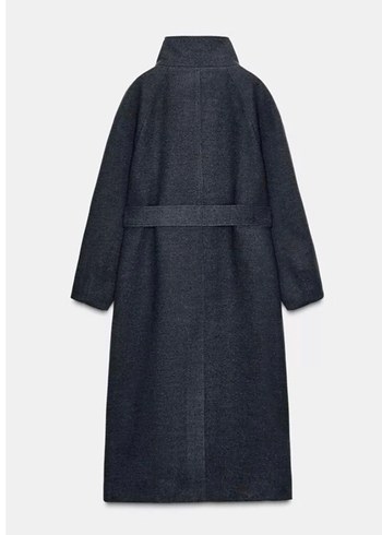 Kemerli Antrasit Uzun Kaban - Görsel 2