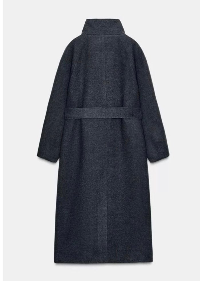 Kemerli Antrasit Uzun Kaban - Görsel 2