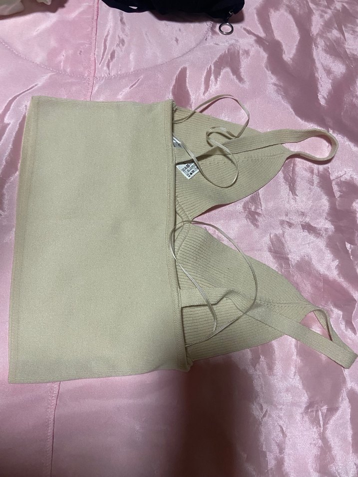 Bej İnce Askılı Straplez Büstiyer - Görsel 2