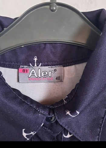 Çapa desenli elbise - Görsel 7