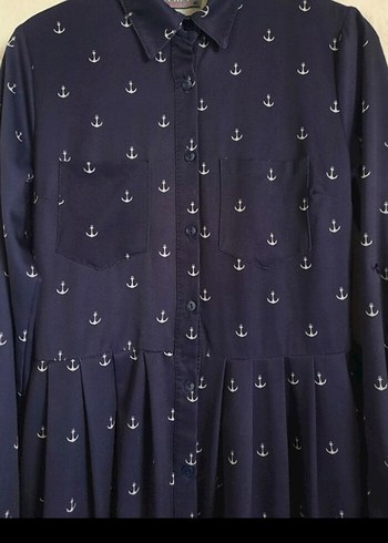 Çapa desenli elbise - Görsel 3