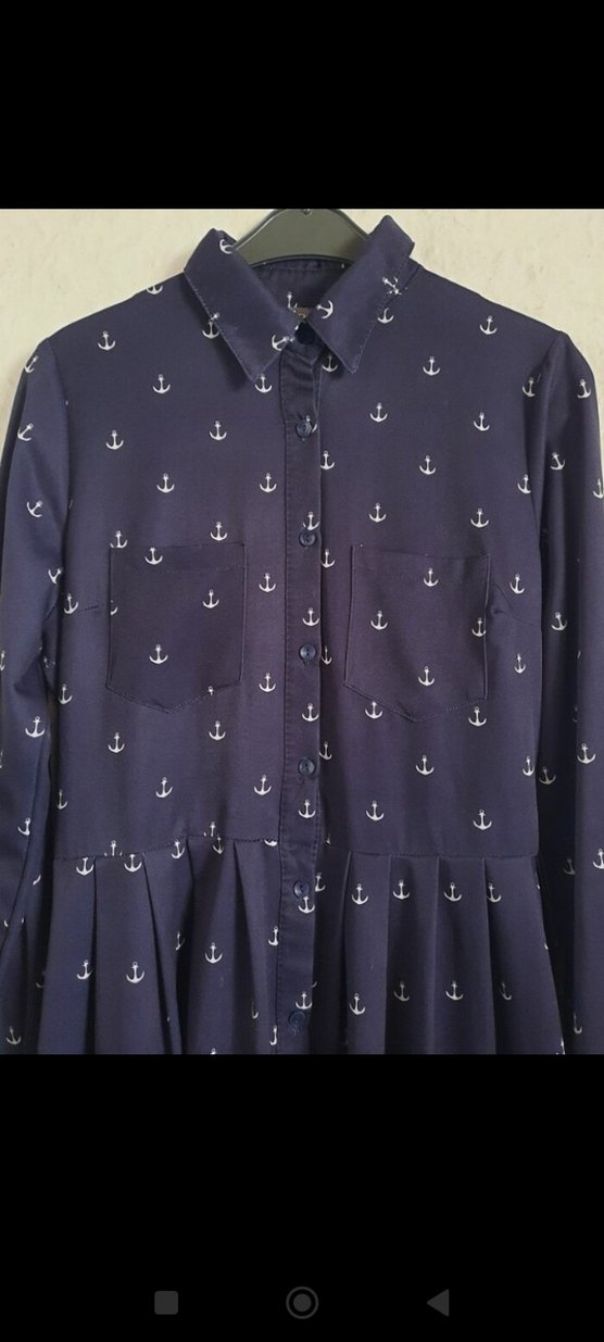 Çapa desenli elbise - Görsel 4