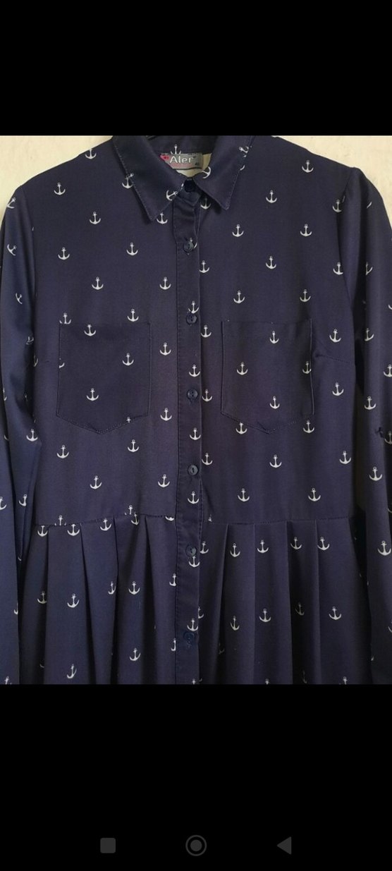 Çapa desenli elbise - Görsel 3