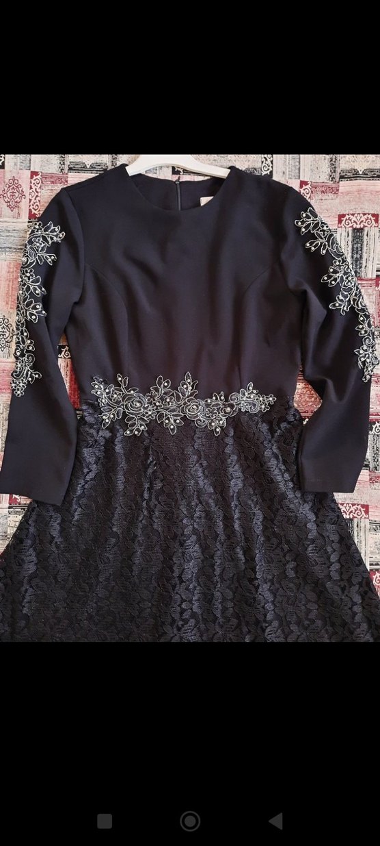 Dantel detaylı Abiye - Görsel 3