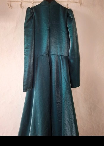 tesettür abiye elbise -saten-hızlı kargo - Görsel 10