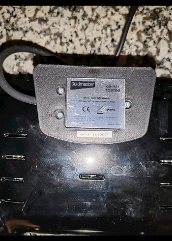 Goldmaster mini tost makinesi - Görsel 3