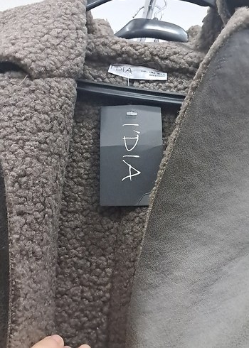 Kürk Detaylı Kahverengi Deri Kadın Ceket - Görsel 4