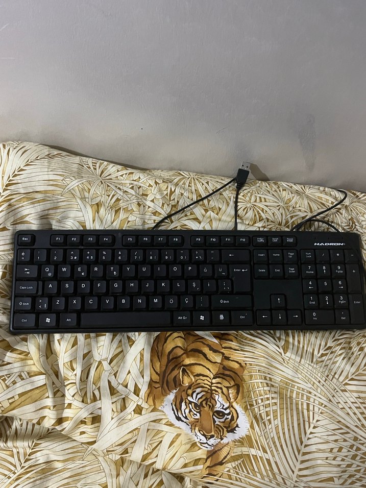 Kablolu Siyah Standart Klavye - Görsel 2