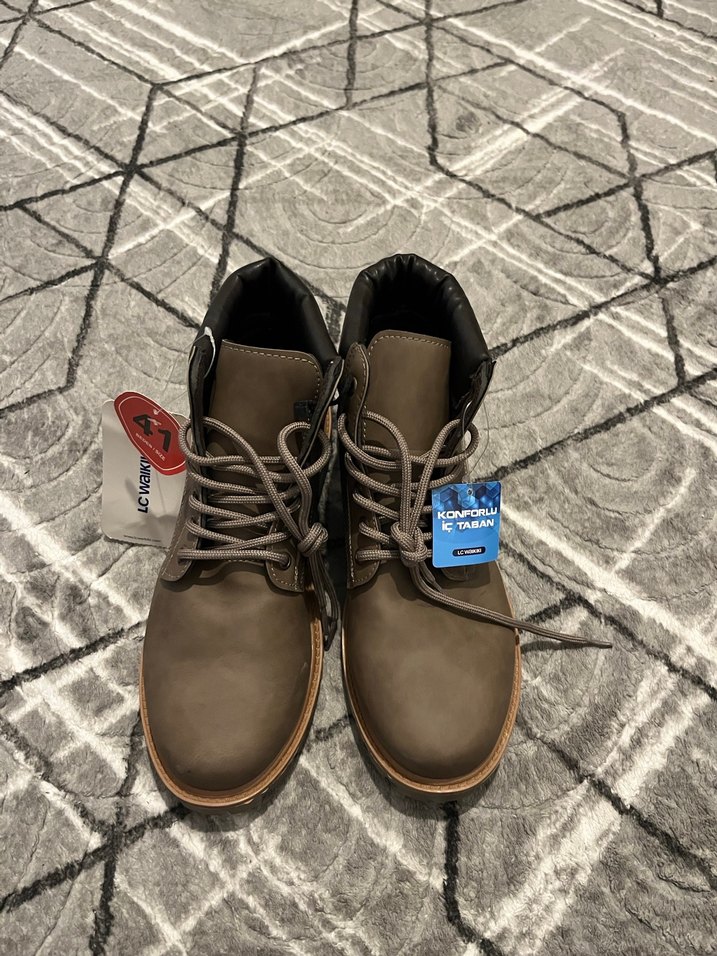 LCW Kahverengi deri erkek bot - Görsel 2