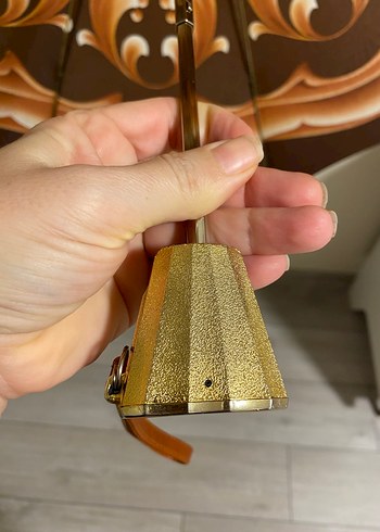 Kahverengi Vintage Kadın Şemsiye - Görsel 3