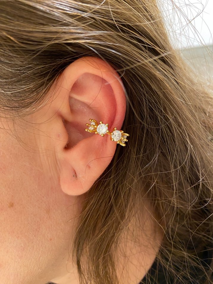 Çelik Kıkırdak Küpe - Görsel 4