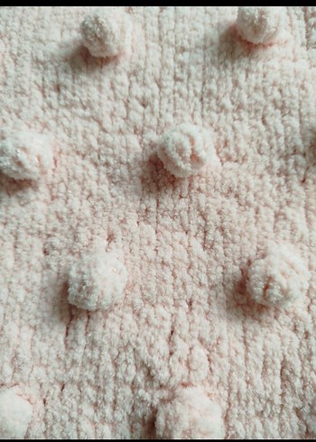 pudra rengi bebek battaniyesi - Görsel 2