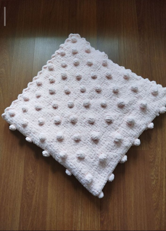 pudra rengi bebek battaniyesi - Görsel 3